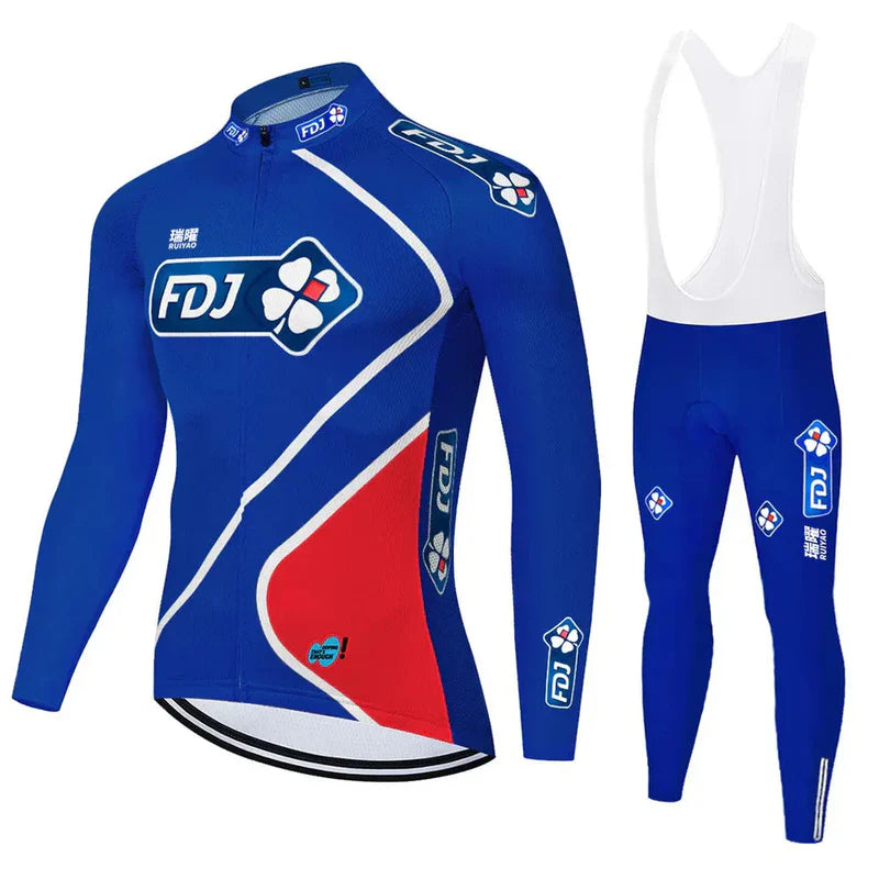 FDJ - Pitkähihaiset ammattipyöräilyasuset