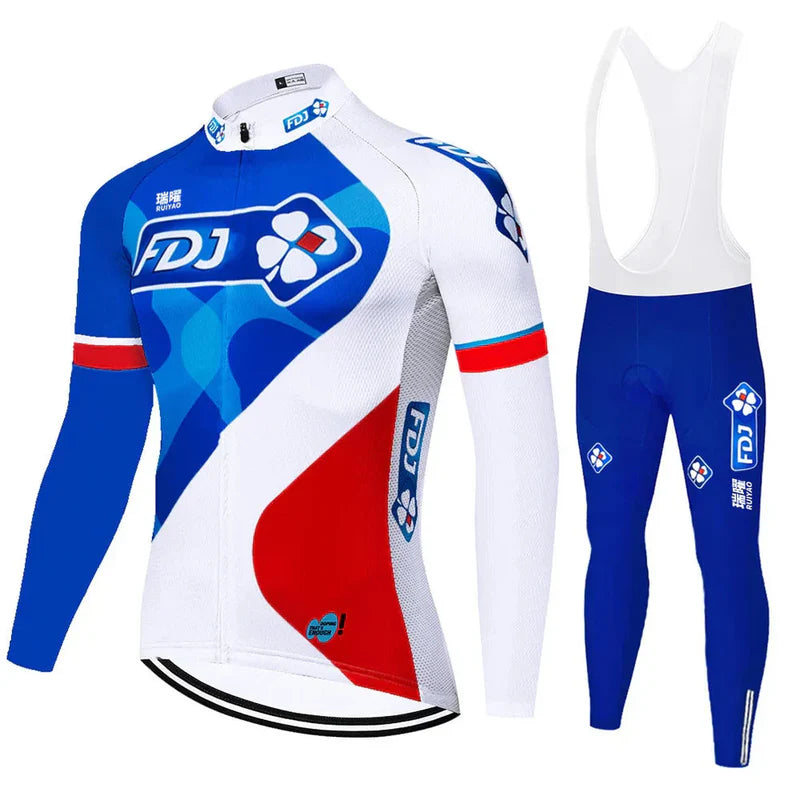 FDJ - Pitkähihaiset ammattipyöräilyasuset